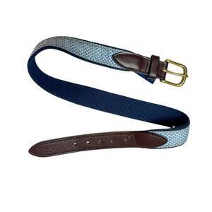 Vineyard Vines Whale Canvas Club Belt Size 24
